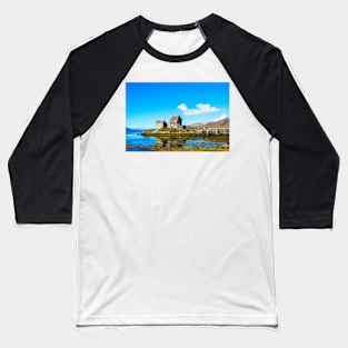 Eilean Donan Castle reflections Baseball T-Shirt